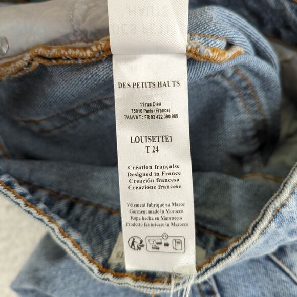 Des Petits Hauts Louisette1‎ Mom Jeans Women's Size 24 Fairly Made - Picture 9 of 10